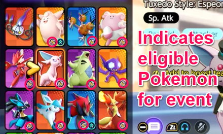 Pokemon UNITE - Victory By the Dozen Eligible Pokemon.png