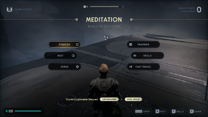 Jedi Survivor Meditation Circle