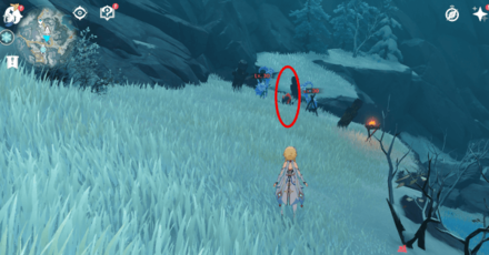 Genshin - How to Thaw the Shards In Snow-Coverd Path