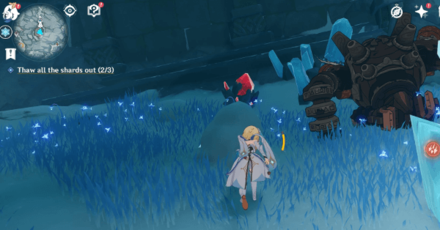 Genshin - How to Thaw the Shards In Entombed City