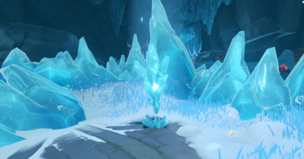 Genshin - In The Mountains - Second Shard - Pyro Seelie Puzzle