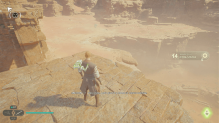 Fallen Order - Jedha Scroll In Game Image