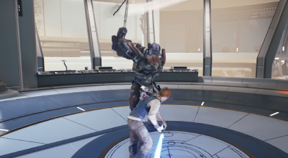 Jedi Survivor Defeating Rayvis