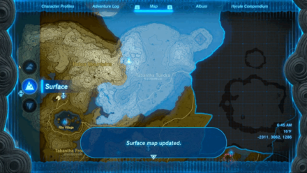 TotK - Pikida Stonegrove Skyview Tower Surface Unlocked