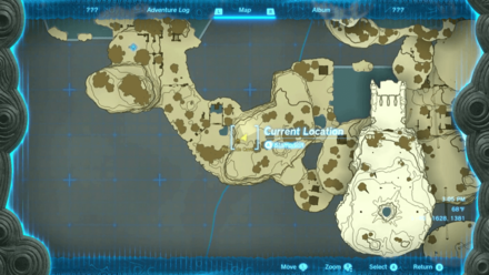 Pondside Cave Entrance Map Image