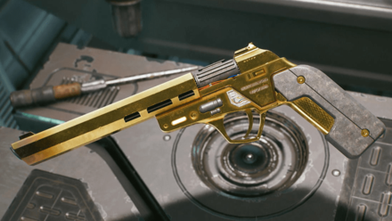 Electrum-Plated Blaster