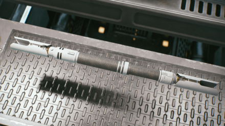 Hard Plastoid White Lightsaber