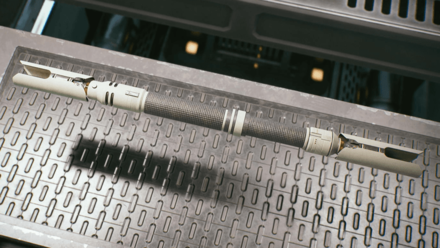 Textured Cream Rubber Lightsaber