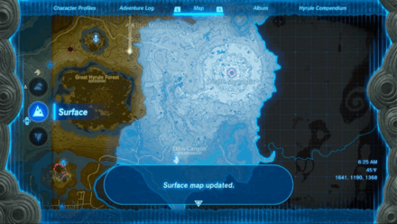 TotK - Eldin Canyon Skyview Tower Surface Unlocked