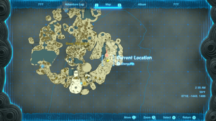 Bottomless Cave Entrance Map Image