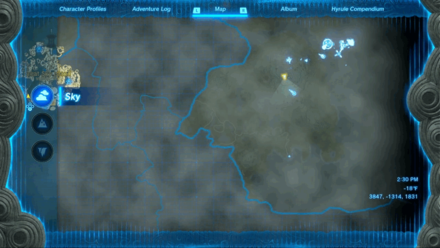 TotK - Mount Lanayru Skyview Tower Sky Unlocked