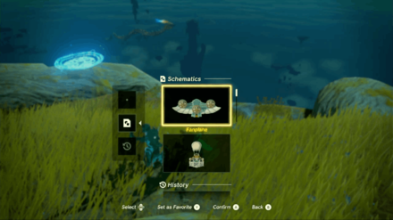 Zelda TotK - Choose a Schematic