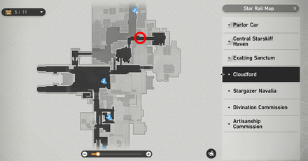 Honkai Star Rail - Evil Dragon Cycrane Location