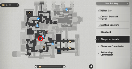 Honkai Star Rail - Brave Cycrane Location