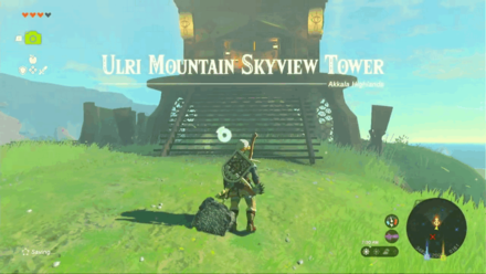 Zelda Tears of the Kingdom TotK - Ulri Mountain Skyview Tower World