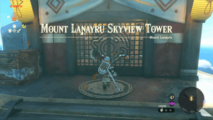 Mount Lanayru Skyview Tower World