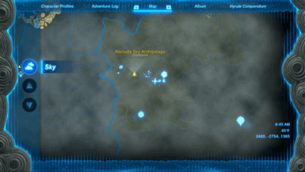 TotK - Rabella Wetlands Skyview Tower Sky Unlocked