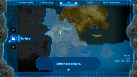 TotK - Rabella Wetlands Skyview Tower Surface Unlocked