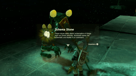 Getting a Schema Stone - TLoZ TotK