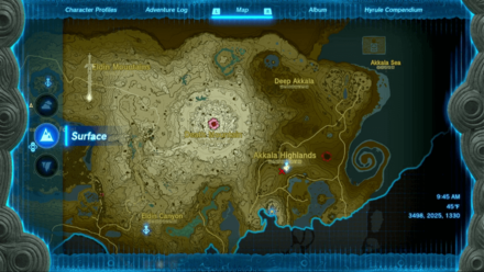 Tears of the Kingdom TOTK - Ulri Mountain Skyview Tower