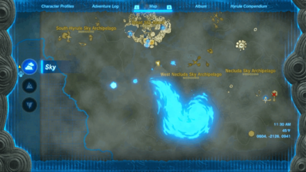 TotK - Popla Foothills Skyview Tower Sky Unlocked