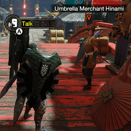 MH Rise - Umbrella Merchant Hinami
