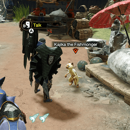 MH Rise - Kajika the Fishmonger