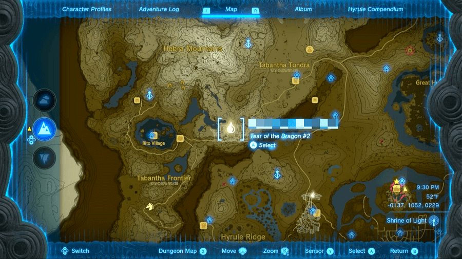 Zelda: Tears of the Kingdom Geoglyphs - All Dragon's Tear locations in order