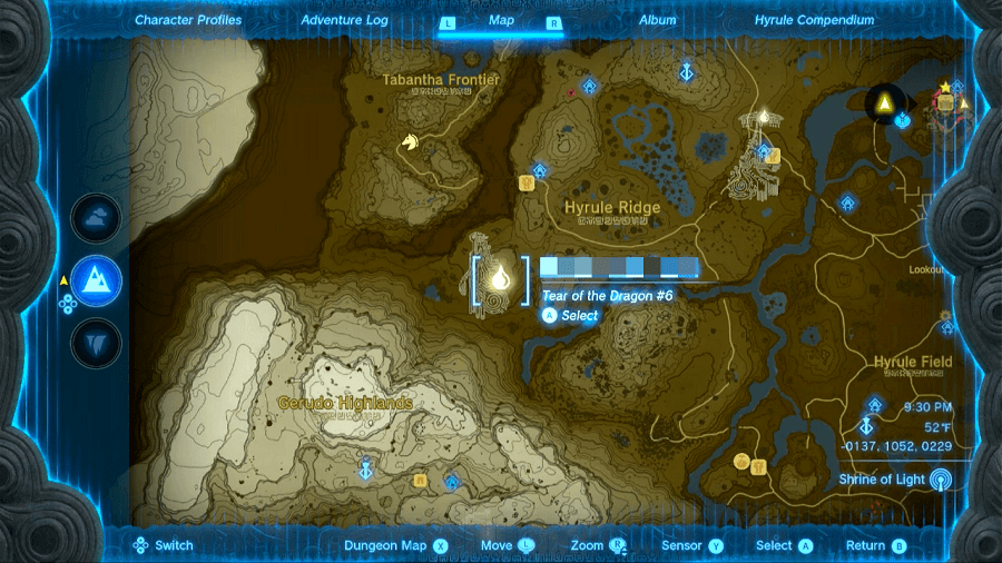 Zelda: Tears of the Kingdom Geoglyphs - All Dragon's Tear locations in order