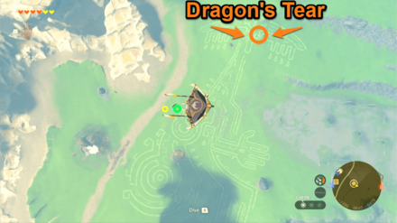 Zelda TotK - Rauru Geoglyph from above