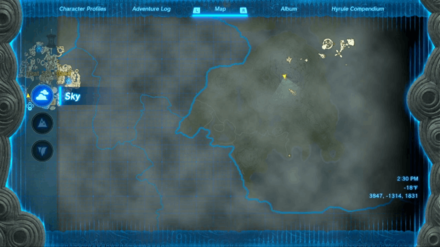 TotK - Mount Lanayru Sky