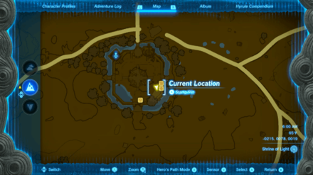 Zelda TotK - Hestu Location Map Image