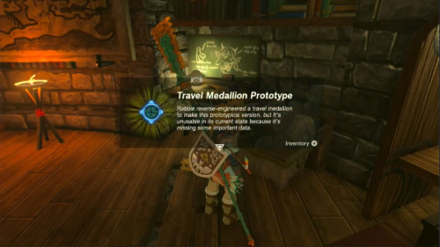 Zelda Tears of the Kingdom TotK Get Travel Medallion Prototype.png