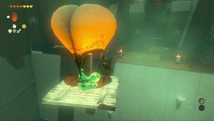 Zelda TotK Sinakawak Shrine Ride Hot Air Balloon