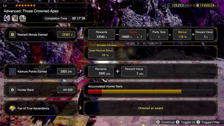 MH Rise - Fan of True Ascendancy Award