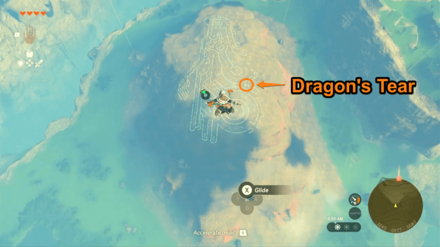 Zelda TotK - Long-haired Lady Geoglyph from above