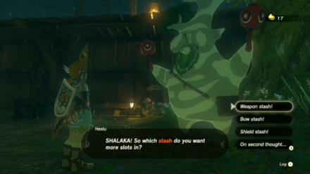 TotK Choose A Specific Stash