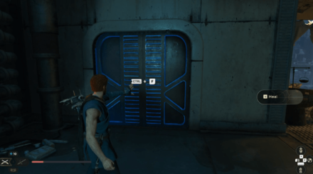 Star Wars Jedi Survivor Coruscant Locked Doors - Force Lift on the door