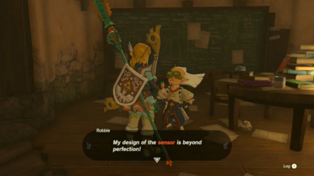 Zelda Tears of the Kingdom TotK Talk to Robbie After Testing