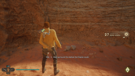 Fallen Order - Jedha Scroll In Game Image