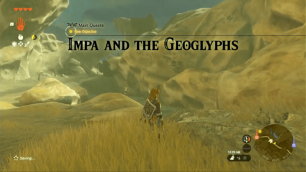 Tears of the Kingdom (TotK) - Impa and the Geoglyphs How to Unlock
