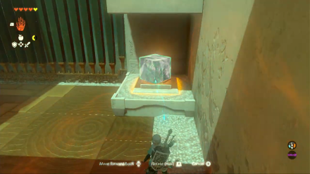 Zelda TotK Kiuyoyou Shrine Small Block of Ice