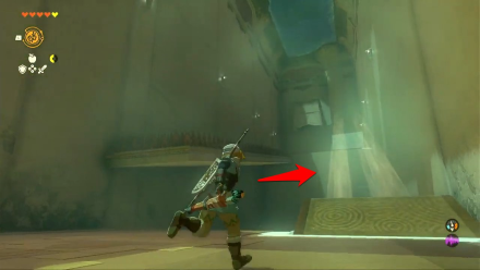 Zelda TotK Kiuyoyou Shrine Paraglide