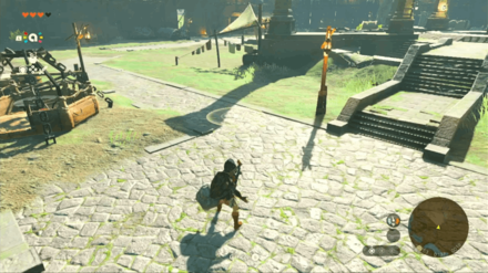 Zelda TotK - Place amiibo on the NFC Touchpoint