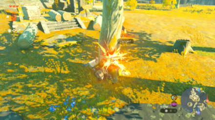 TotK Cut Trees for Logs.png