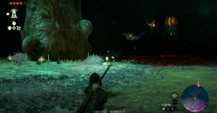 Zelda Tears of the Kingdom TOTK - Planting Brightblooms with fused arrows