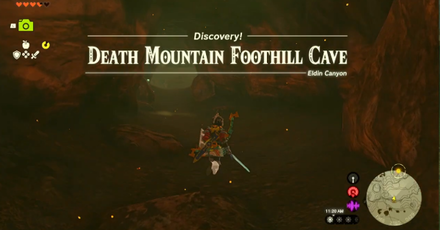 Death Mountain Foothill Cave Entrance Overworld Image