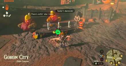 Zelda TotK - Goron City Overworld Image