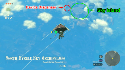 TotK - Master Sword Sky Island