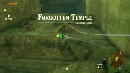 Tears of the Kingdom (TotK) - Forgotten Temple Entrance